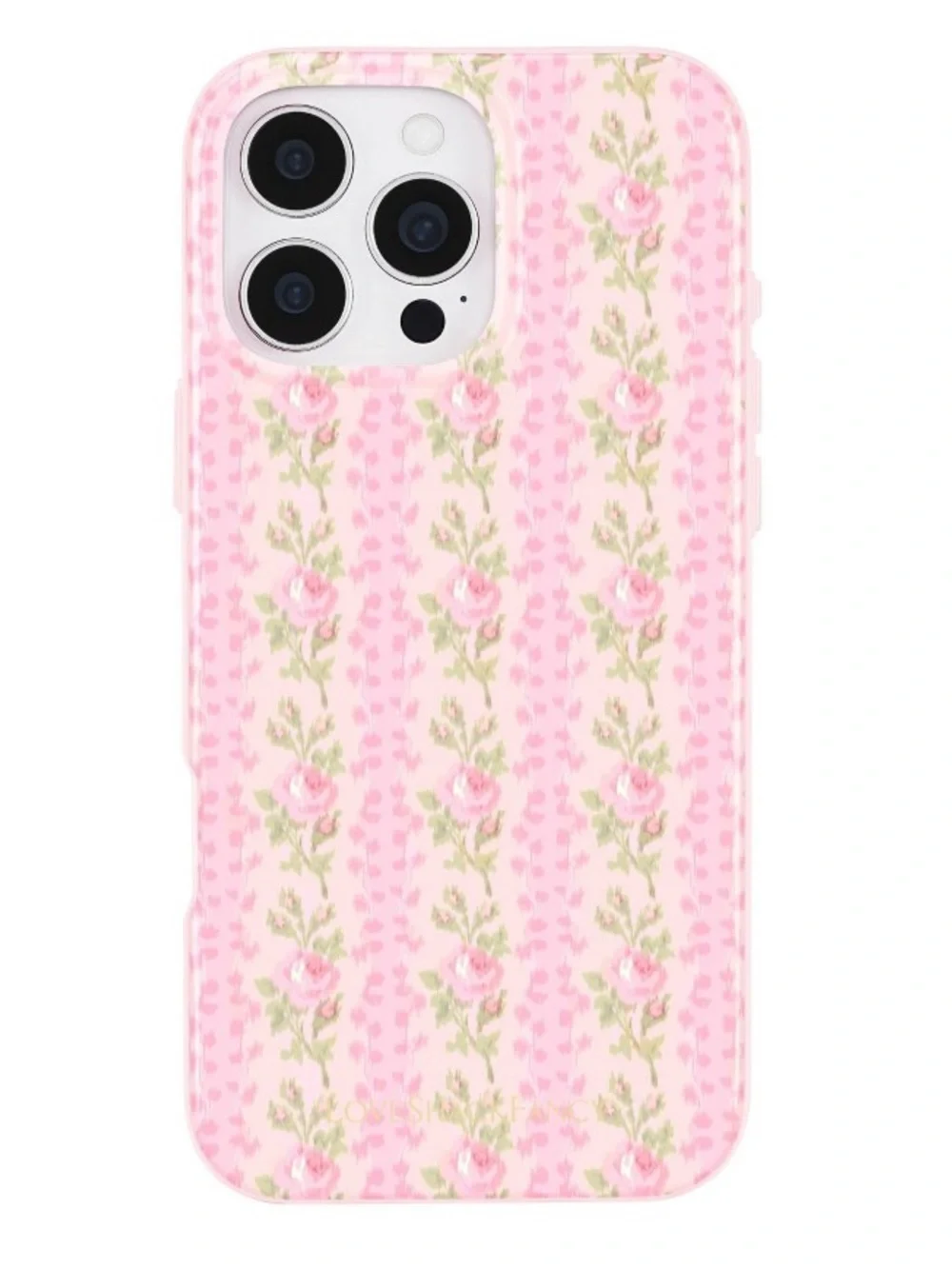 LoveShackFancy phone charger and iPhone 16 pro max phone case Case-Mate